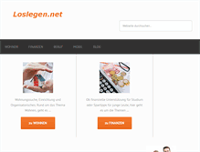 Tablet Screenshot of loslegen.net